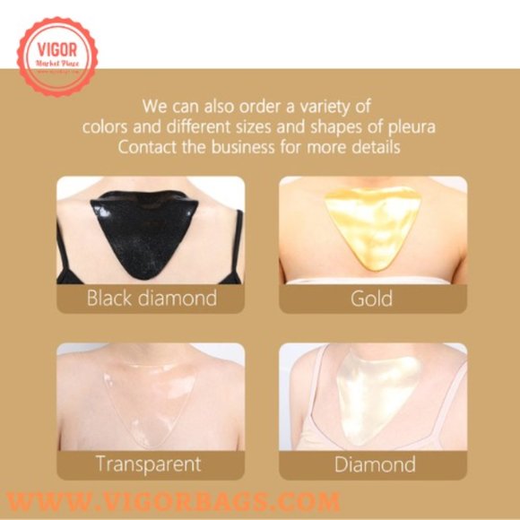 COPY - Hydrogel Gel Anti Wrinkle Gold Collagen Decollete Chest Pad - Picture 4 of 11